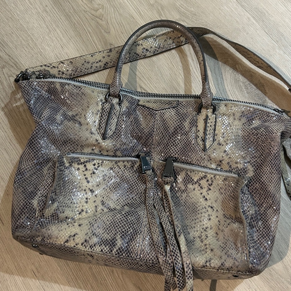 Aimee Kestenberg soft snakeskin shoulder bag